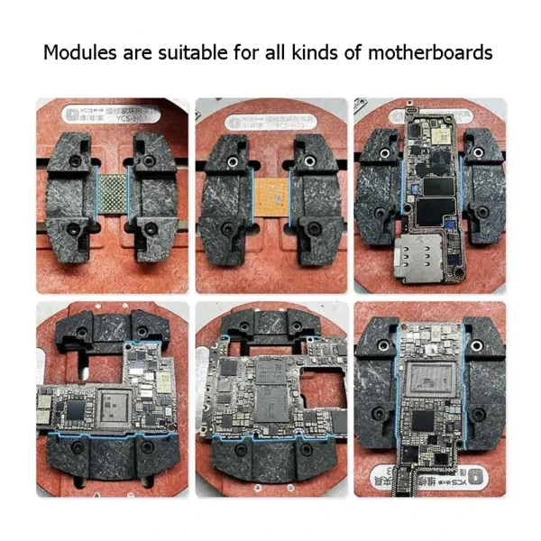 ⁦YCS-H03 Max  – حامل دائري متعدد الاستخدام لتثبيت شرائح BGA وCPU أثناء الصيانة⁩ - الصورة ⁦5⁩