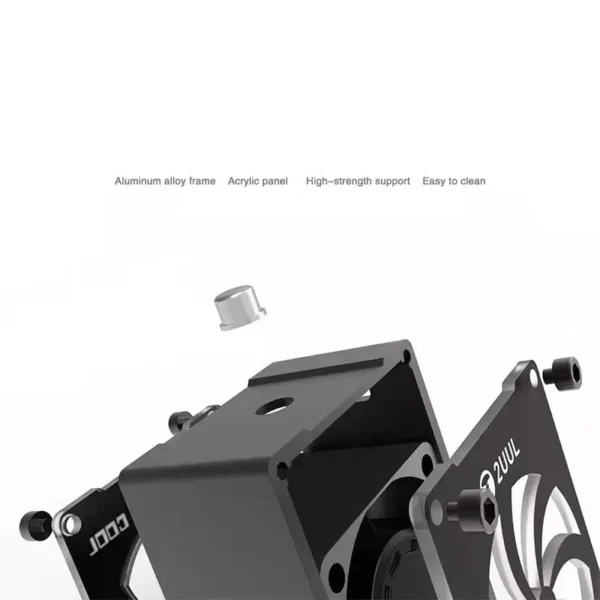 ⁦2UUL CUUL Mini – مروحة تبريد مدمجة USB-C لامتصاص أبخرة اللحام وحماية الماذربورد⁩ - الصورة ⁦2⁩