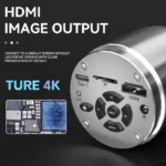 ⁦LUOWEI LW-GK40 – كاميرا ميكروسكوب 4K UHD احترافية⁩ - الصورة ⁦5⁩