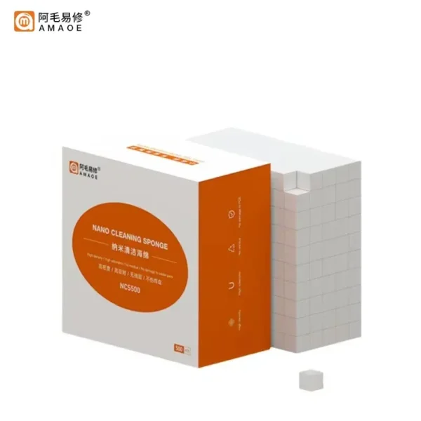 Amaoe NCS500 – إسفنج نانو للتنظيف عالي الكثافة للصيانة الإلكترونية (500 قطعة)