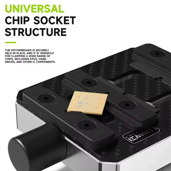 ⁦LUOWEI LW-AP03 – حامل شرائح وماذربورد قابل للتعديل من فايبر كاربون لصيانة الهواتف⁩ - الصورة ⁦5⁩