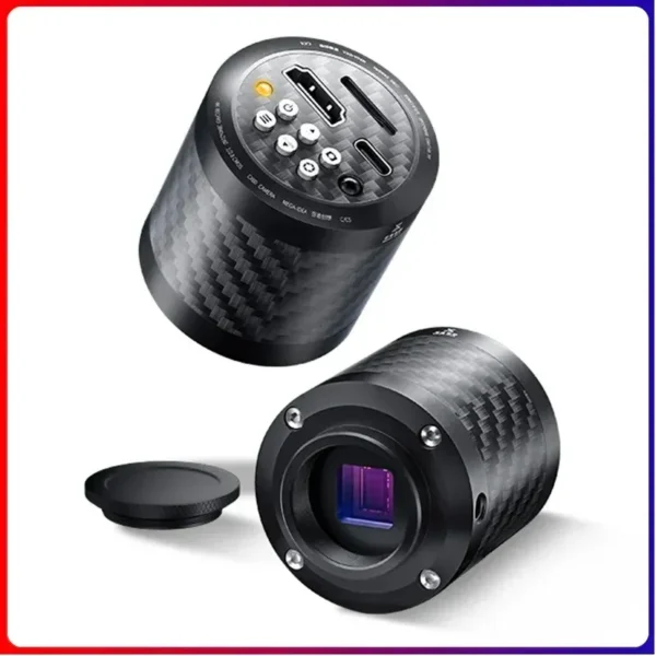 QIANLI MEGA-IDEA CX60S – كاميرا ميكروسكوب بدقة 4K بتصميم دائري وتصوير مباشر عالي الوضوح