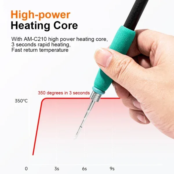 ⁦AMAOE AM-C210B كاويه 120 وات⁩ - الصورة ⁦4⁩