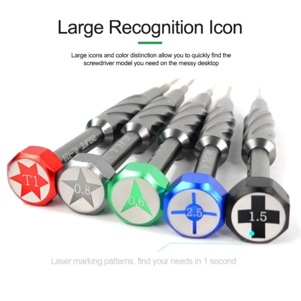 ⁦RELIFE RL-728A – طقم مفكات احترافي لصيانة وفك أجهزة الموبايل والإلكترونيات⁩ - الصورة ⁦5⁩