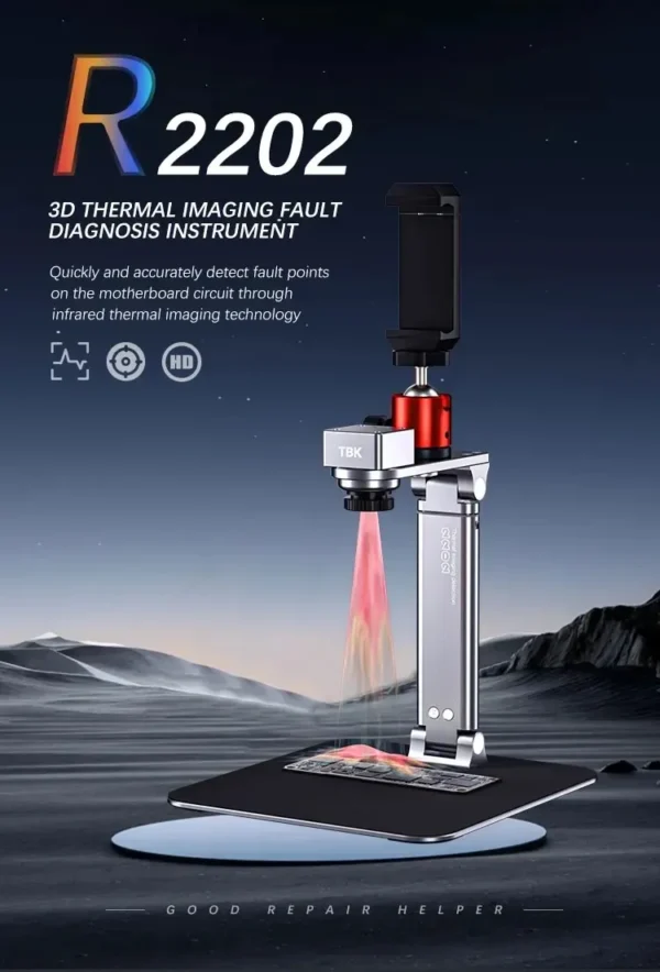 ⁦TBK 2202 – كاميرا حرارية لتشخيص أعطال بوردة الموبايل بسرعة ودقة⁩ - الصورة ⁦2⁩