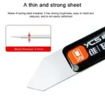 ⁦YCS غير المغناطيسي الفولاذ المقاوم للصدأ القصدير كشط سكين ل IP أدوات إصلاح الهاتف المحمول لحام لصق خلط حدق افتتاح Spudger⁩ - الصورة ⁦6⁩