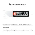 ⁦YCS غير المغناطيسي الفولاذ المقاوم للصدأ القصدير كشط سكين ل IP أدوات إصلاح الهاتف المحمول لحام لصق خلط حدق افتتاح Spudger⁩ - الصورة ⁦4⁩