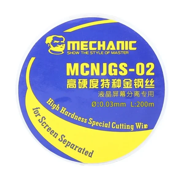⁦Mechanic LCD Glass Separate Cutting Wire — واير كربوني عالي الصلابة وموليبدينوم لإصلاح شاشات الموبايل⁩ - الصورة ⁦5⁩