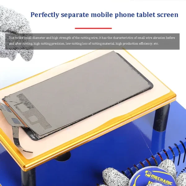 ⁦Mechanic LCD Glass Separate Cutting Wire — واير كربوني عالي الصلابة وموليبدينوم لإصلاح شاشات الموبايل⁩ - الصورة ⁦6⁩