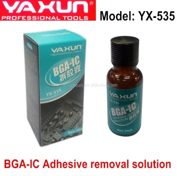 ⁦YAXUN 535 منظف وإزالة غراء للاسيهات 20ML⁩ - الصورة ⁦1⁩