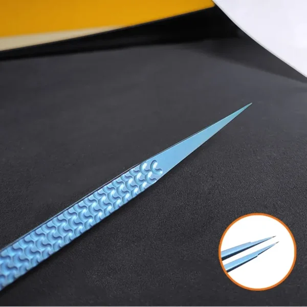 ⁦AMAOE LOONG-A جفت التيتانيوم عالي الدقة — منحني ومستقيم لأعمال الجامبر وصيانة الموبايل⁩ - الصورة ⁦3⁩