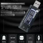 ⁦USB Digital Display Tester SS-302A لقياس الجهد والتيار — يدعم الشحن السريع ومجموعة واسعة من الأجهزة⁩ - الصورة ⁦6⁩