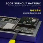 ⁦كابل ميكانيك IP9 برو لتشغيل وتفعيل هواتف آيفون 5–12 برو ماكس وآيباد ميني 1/2/3/4 — كابل اختبار وتغذية طاقة DC⁩ - الصورة ⁦4⁩