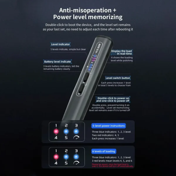 ⁦YCS 2nd – دريل حفر احترافي لصيانة الهواتف بتحكم متغير في السرعة⁩ - الصورة ⁦3⁩