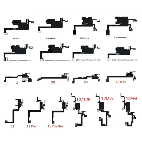 ⁦فلاتات JC  رسيفر X XS XSM 11 11PM 12/PRO 12PM⁩ - الصورة ⁦1⁩