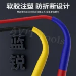 ⁦Lanrui W9 كابل اختبار ملتيميتر فائق النحافة مع رؤوس قابلة للتغيير⁩ - الصورة ⁦3⁩