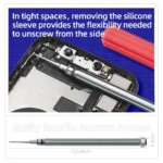 ⁦QIANLI مكف 3D للابتكار (نقطة – خط – سطح) بدقة عالية ورؤوس قوية مغناطيسية خماسية ومصلبة للصيانة الاحترافية⁩ - الصورة ⁦3⁩