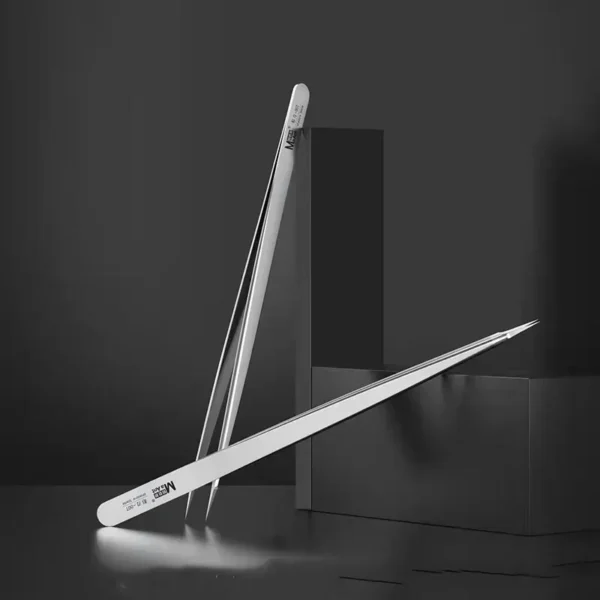 ⁦MaAnt 007 جفت ستانلس ستيل غير مغناطيسي مصقول يدويًا — مواد دقيقة للطيران لصيانة CPU وشرائح IC⁩ - الصورة ⁦5⁩