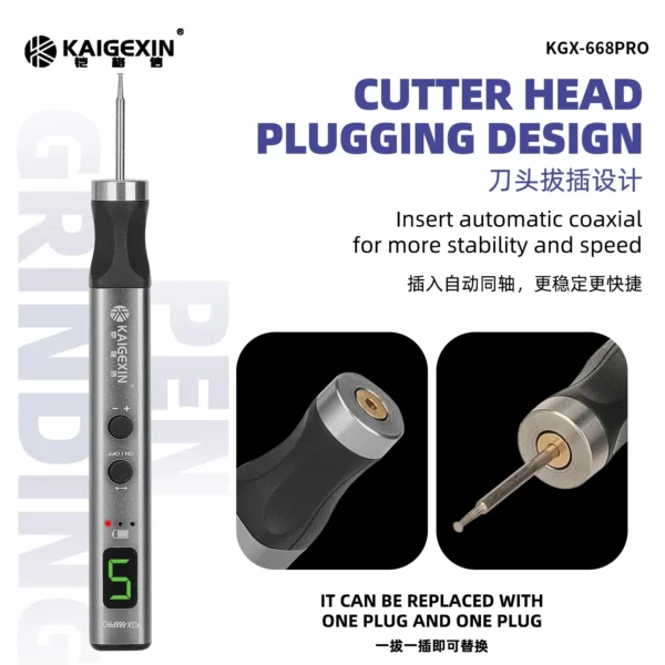 ⁦KGX-668 Pro دريل متعدد الوظائف للحفر والتنظيف⁩ - الصورة ⁦2⁩