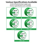 ⁦سلك قصدير بدون رصاص RELIFE HW1 يحتوي على فضة لأعمال اللحام الاحترافية⁩ - الصورة ⁦5⁩