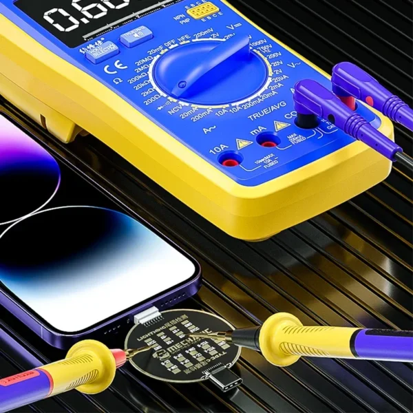 ⁦MECHANIC T810 لوحة اختبار مخارج الشحن للهواتف — مناسبة لآيفون وأندرويد (Lightning / Type-C) للكشف عن أعطال عدم الشحن⁩ - الصورة ⁦3⁩