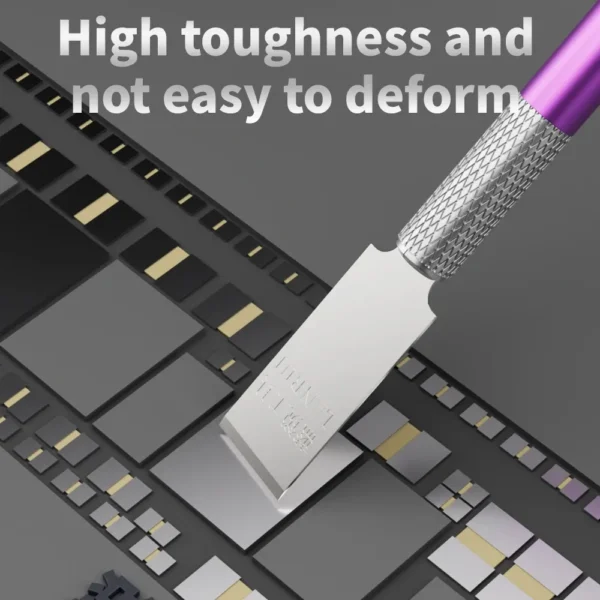 ⁦طقم شفرات إزالة غراء LANRUI 007 — مجموعة 10 قطع لتنظيف معالجات CPU وشرائح IC⁩ - الصورة ⁦2⁩