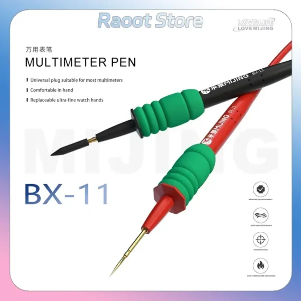 MIJING BX-11 كبل ملتيميتر شامل + أقلام قياس Universal Multimeter Socket & Probe Pen Set