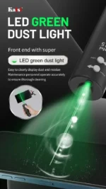 ⁦Kaisi 325 – ديرل كهربائي لتنظيف الهواتف بـ6 سرعات وإضاءة LED خضراء⁩ - الصورة ⁦4⁩