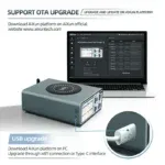 ⁦تستر شحن مكتبي ذكي JCID AIXUN DP20 متعدد الوظائف (200 واط) يدعم الشحن السريع⁩ - الصورة ⁦5⁩