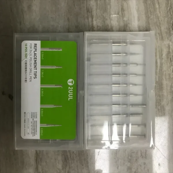 ⁦2UUL DA82 رؤوس بديلة لقلم الجلخ لحفر شرائح CPU وNAND⁩ - الصورة ⁦1⁩