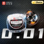 YCS سلك فضي دقيق 0.01 مم — Jumper Wire