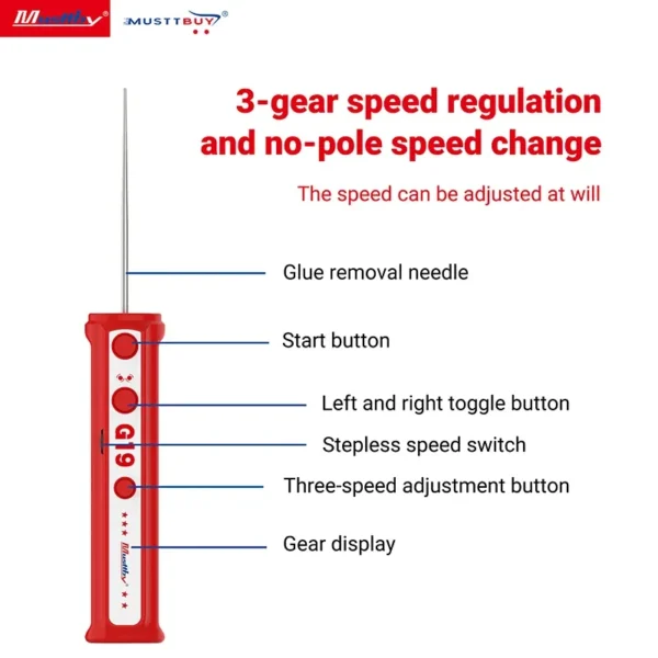 ⁦Musttby G19 – ديرل إزالة لاصق OCA احترافية لشاشات الهواتف⁩ - الصورة ⁦4⁩