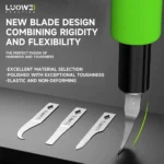 ⁦أداة LUOWEI LW-K1S مزودة بشفرة حادة ومتينة لتفكيك معالجات الـ CPU والـ IC وإزالة اللواصق⁩ - الصورة ⁦5⁩