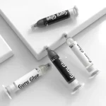 لاصق 2UUL ناعم خاص 30 مل أسود/أبيض يستخدم مع مسدس الغراء