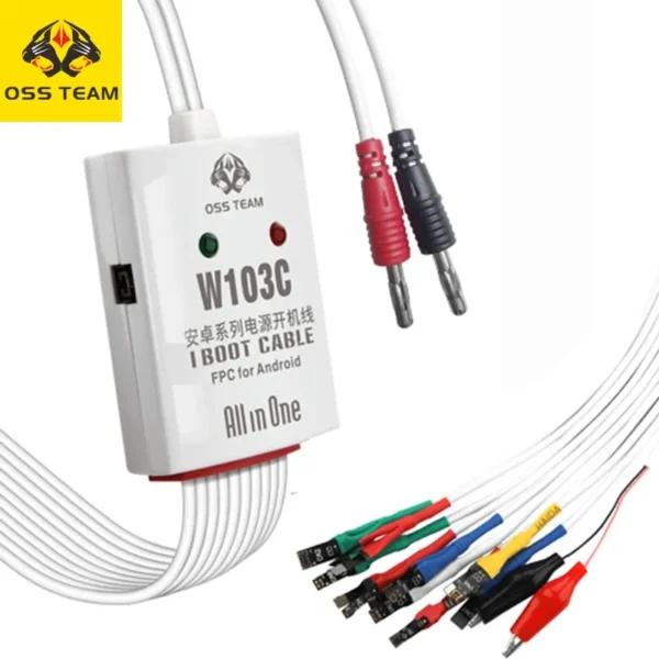 ⁦كابل تشغيل واختبار OSS W103C لهواتف Huawei وXiaomi وSamsung وأندرويد⁩ - الصورة ⁦1⁩