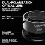 ⁦إضاءة حلقية مستقطبة للميكروسكوب LUOWEI LS02 مضادة للانعكاس⁩ - الصورة ⁦4⁩