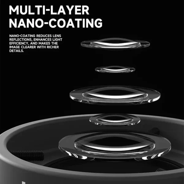 ⁦إضاءة حلقية مستقطبة للميكروسكوب LUOWEI LS02 مضادة للانعكاس⁩ - الصورة ⁦3⁩