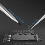 ⁦MaAnt SS-A1 / SS-J جفت ستانلس غير مغناطيسي — خامات طيران قوية لصيانة الموبايل والـ PCB⁩ - الصورة ⁦4⁩