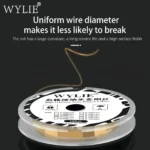 ⁦WYLIE واير نانو دايموند عالي الصلابة لفصل الـ الباغات من شاشات LCD — 100م، 0.028–0.1 مم لأعمال صيانة الموبايل⁩ - الصورة ⁦6⁩