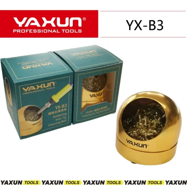 منظف سن الكاوية YAXUN YX-B3 بالسلك المعدني لتنظيف رؤوس اللحام