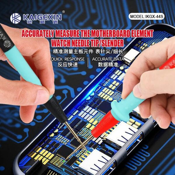 ⁦KAIGEXIN KGX-44S كابل اختبار ملتيميتر 1000V / 20A برأس إبرة للقياس الدقيق⁩ - الصورة ⁦7⁩