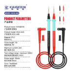 ⁦KAIGEXIN KGX-44S كابل اختبار ملتيميتر 1000V / 20A برأس إبرة للقياس الدقيق⁩ - الصورة ⁦2⁩