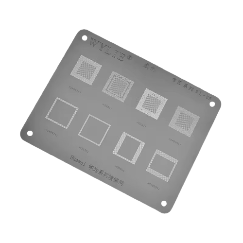 شبكة/شبلونة Wylie WL-55 BGA لزرع القصدير - لشرائح CPU هواوي (Hi36xx) و Qualcomm (MSM89xx)