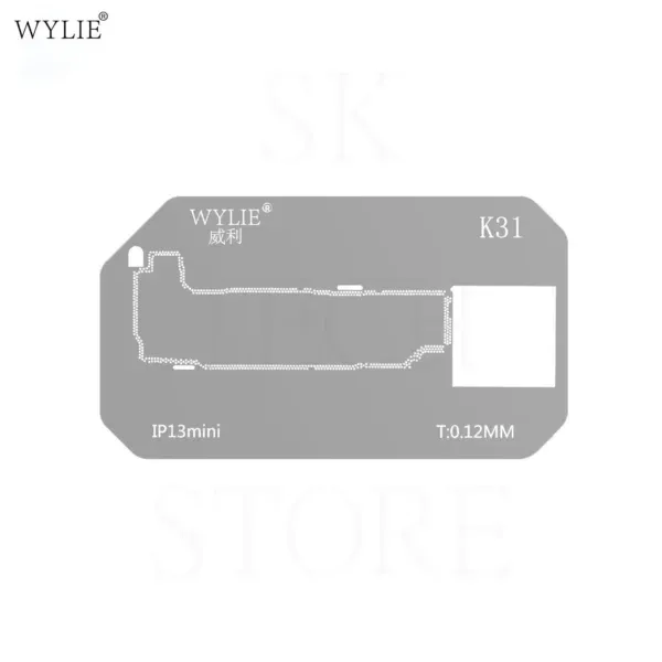 ⁦شبلونة برودتين ايفون  WYLIE K31 من X الي 16 pro max⁩ - الصورة ⁦4⁩