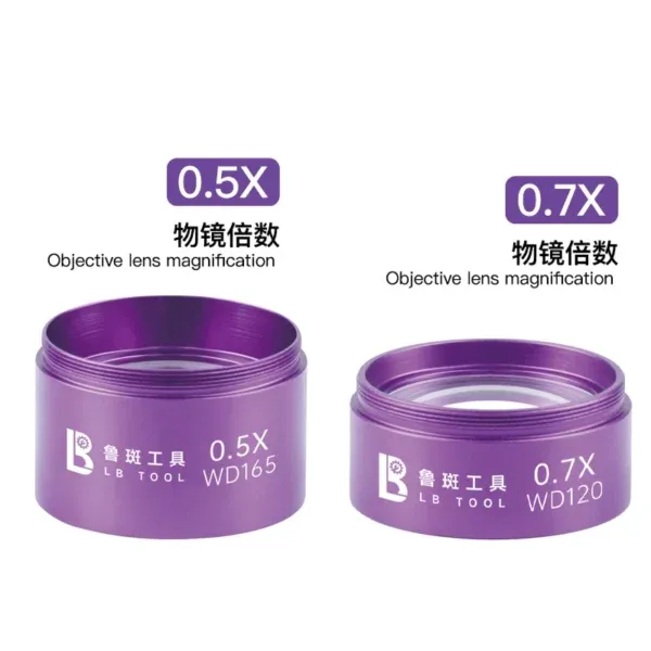⁦عدسة تقريب ميكروسكوب 0.5X / 0.7X من LBtool⁩ - الصورة ⁦4⁩