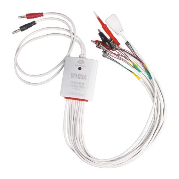 كابل باور OSS W103A V8 (الإصدار المطور) – حماية ذكية ضد الشورت والاحتراق (Anti-Burn)