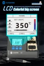 ⁦كاوية لحام ذكية Sunshine H3 (ذراع T210) – قدرة 80 واط مع نظام خمول تلقائي⁩ - الصورة ⁦3⁩