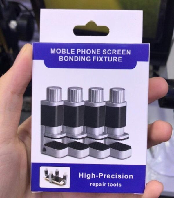 ⁦طقم مشابك كبس وتثبيت الشاشات (4 في 1) – يونيفرسال لجميع الهواتف⁩ - الصورة ⁦1⁩