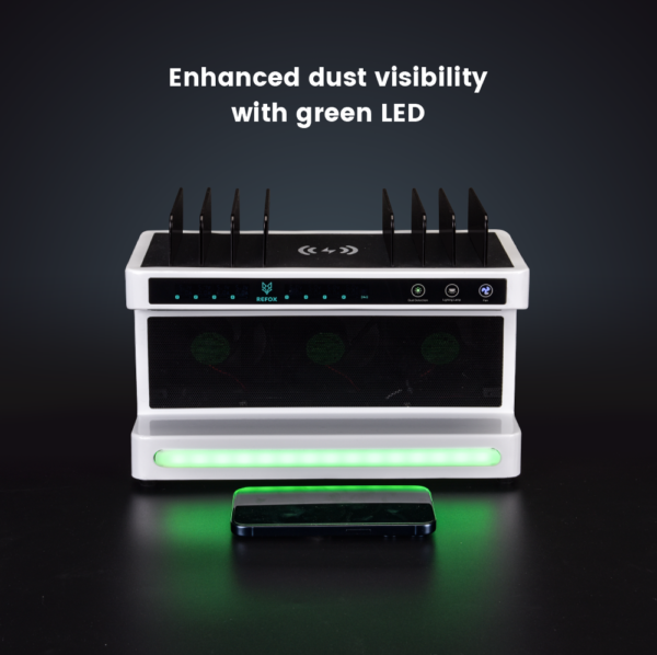 ⁦جهاز تنظيف وكشف الغبار المكتبي REFOX DF45 (DeskCleaner Pro)⁩ - الصورة ⁦2⁩