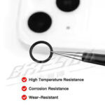 ⁦طقم ربلات (حلقات مطاطية) لكاميرا الآيفون الخلفية ضد الماء - 100 قطعة (من X إلى 16)⁩ - الصورة ⁦5⁩